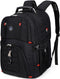 SHRRADOO Extra Large 50L Travel Laptop Backpack with combination lock, College High School