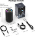 CofunKool 5.4, Small Portable Bluetooth Speaker with RGB Light, Clear Stereo Sound, Wireless Speaker Bluetooth TWS