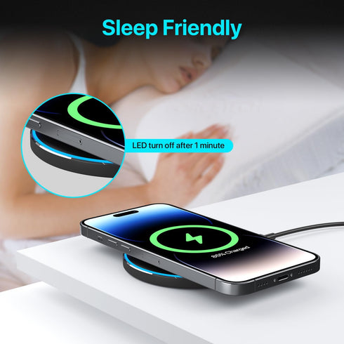 30W Wireless Charger Pad, Fast Wireless Charger, Wireless Charging Compatible with Samsung Galaxy S22/S22+/S21/S20/S10,