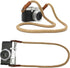Generic Adjustable Rope Camera Neck Strap Braided Shoulder Strap with Secure O-Ring & Soft Leather Pad for DSLR