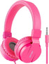 gorsun Kids Headphones, Lightweight Stereo Wired Toddler Headphones, Adjustable Headband Children's Headset for