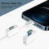2 Pack Anti Dust Plugs for iPhone 13 11 12 Pro Max Dust Cover 8 Pin Dust Plug with Mini Storage Box iPhone Charging Port Plugs Compatible with iPhone 12 Mini/ 11 Pro/XS/XR/ 8 Plus Grey