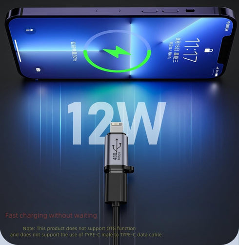 USB C/Micro USB to Mini USB Connector, Type C/Lightning to Micro USB Adapter, 8 Pack for Phone/PC, 480Mb