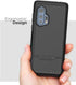 ENCASED Heavy Duty Motorola Edge Plus Case (2020 ONLY), Military Grade Full Body Rugged Cover - Black