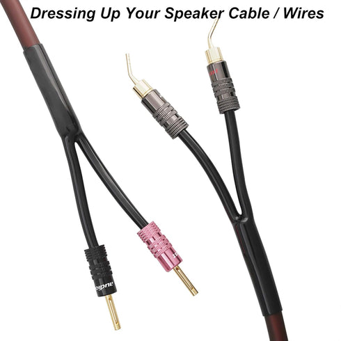 Cable Pants, Speaker Wire Pants 10MM 2 Conductor ( 10MM-2x 3.9.0MM, 8-Pack) for DIY Speaker Cables