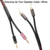 Cable Pants, Speaker Wire Pants 10MM 2 Conductor ( 10MM-2x 3.9.0MM, 8-Pack) for DIY Speaker Cables