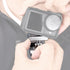 NICEYRIG Quick-Release Adapter Mount Kit for DJI Action 4/3/2, Strong Magnetic, with Cold Shoe & Tripod Holder - 587