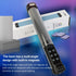 RGB Handheld Photography Lamp, Dimmable LED Light Portable Vlog Light with 2000mAh Battery, Adjustable Music Rhythm