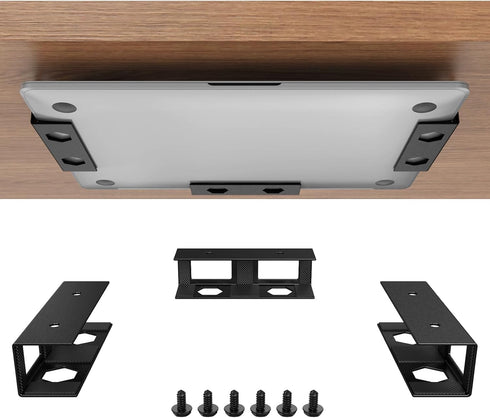 Joythink Universal Under Desk Metal Mount Laptop Holder Tray with Anti-Scratch Under Table