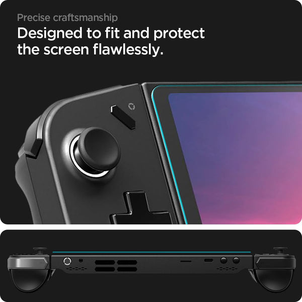 Lenovo Legion Go - Spigen Glas.tR Slim Tempered Glass Screen Protector - 2 Pack