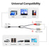 Liaoan Weiyu 2 2 MP3 USB C to RCA Stereo Adapter Cable, TYP-C to RCA Audio Cable, Suitable for TVs, Computers, Mobile