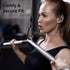 Earbuds, Q23 PRO Bluetooth 5.1 Sport Waterproof Earphones with Charging Case, Stereo Noise Cancelling Earhooks Headset Bulit in Mic, for Sports Travel Work Gym(Black)