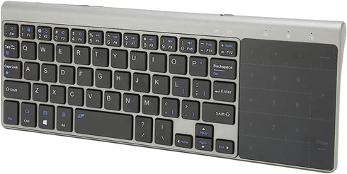 Zyyini 2 in 1 Portable Keyboard with Touchpad, Numeric Keypad, QWERTY Layout for Notebooks and Computers