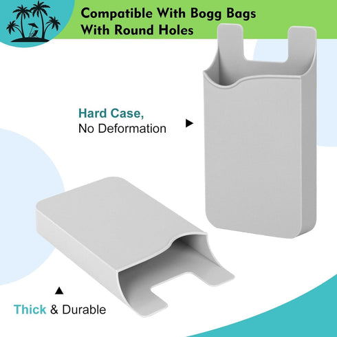 Phone Holder For Bogg Bag, ABS Hard Plastic Compatible with XL Size Bogg Bag Accessories, Universal Phone Case Holder -
