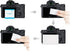 JJC 2 Pack Ultra-Thin Anti-Fingerprint Anti-Scratch 9H Hardness Tempered Glass Screen Protector for Fujifilm X-T5 Camera