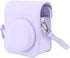 Instant Camera Case, PU Mini Protective for Fujifilm Instax Mini 12 Camera, Portable Travel Carrying with Adjustable