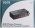 6.35MM MM 12V Phono Turntable Preamp, Mini Preamplifier with RCA Input & Headphone and RCA Output, Low Noise Operation