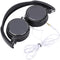 Portable Folding Headset, Wired Stereo Bass Over-Ear Headphones, Noise Cancelling, HiFi Music, Support TF Card