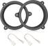 RED WOLF 6.5 Inch Rear Door Speaker Adapter with Speaker Harness for 2009-2011 Subaru Forester Outback Impreza