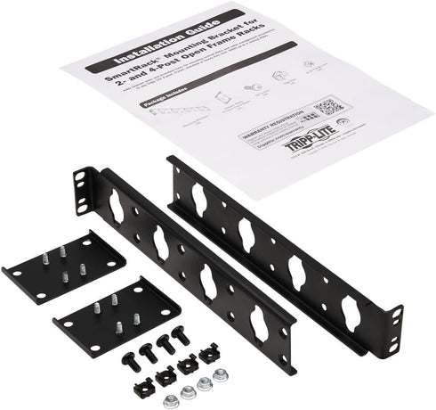 Tripp Lite Vertical 0U PDU Installation Bracket for Server Racks, 2-Post & 4-Post Rack Compatible, Sturdy Steel