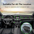 TUKEFEV 2 Pack, 360 Magnetic Phone Holder Rotating Universal Car Mount, Compatible with Smartphones, Suction Shell