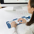 Wireless Keyboard and Mouse Combo, Retro Typewriter Keyboard and Mouse with Round Keypads for Windows Laptop PC