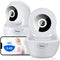 WiFi Security Home Camera, Baby Monitor Wireless IP Camera with Night Vision, Two Way Audio, Supports 5G WiFi, White