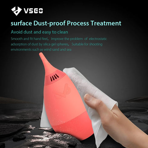 VSGO V-B011E Camera Cleaning Blower with Filter Tumbler Design, Compatible for Nikon Sony Canon Digital Camera Lens &