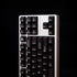 114 Keys PBT Doubleshot WOB Keycaps Cherry Profile Black Keycap Set for 61/64/87 Cherry MX Switches Mechanical Keyboard