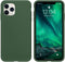 IceSword Compatible with iPhone 11 Pro Max Case, Dark Green Thin Liquid Silicone Soft Silk Matte Cover