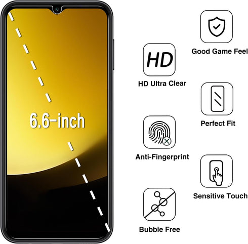 (2 Pack) Privacy Screen Protector Designed for Samsung Galaxy A14 5G Anti-Spy Tempered Glass, Anti Scratch, Bubble Free