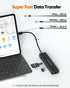 USB C Hub with Ethernet, CableCreation 7 in 1 4k@60Hz HDMI Multiport Adapter with 100W PD, 2 USB 3.0 Ports