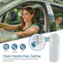 Aux Bluetooth Adapter for Car, 2 in 1 Wireless Transmitter Receiver, Built-in Mic for Hands-Free Calls, White