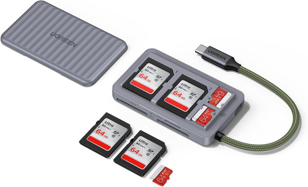 UGREEN USB C SD Card Reader with SD Card Holder, High-Speed Memory Card