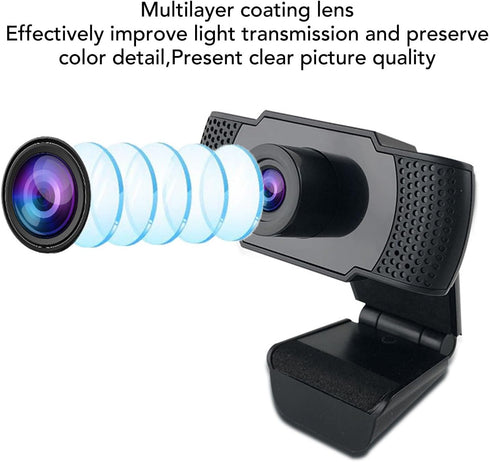 Goshyda 4K USB Webcam with Beauty Enhancement for Streaming and Meetings