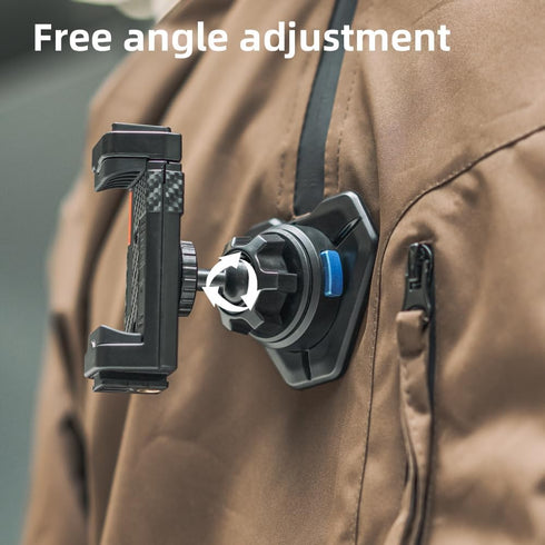 Mobile Phone Chest Strap Harness Mount, Adjustable Holder for VLOG/POV, Balance Stability and Comfort