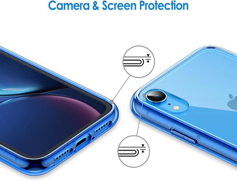 JETech Case for iPhone XR 6.1-Inch, Anti-Scratch Clear Back, Non-Yellowing Shockproof Bumper Cover