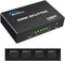 HDMI Splitter 1 in 4 Out V1.4b Powered Video Splitter with AC Adaptor Supports Ultra HD 1080P 2K x4K@30Hz