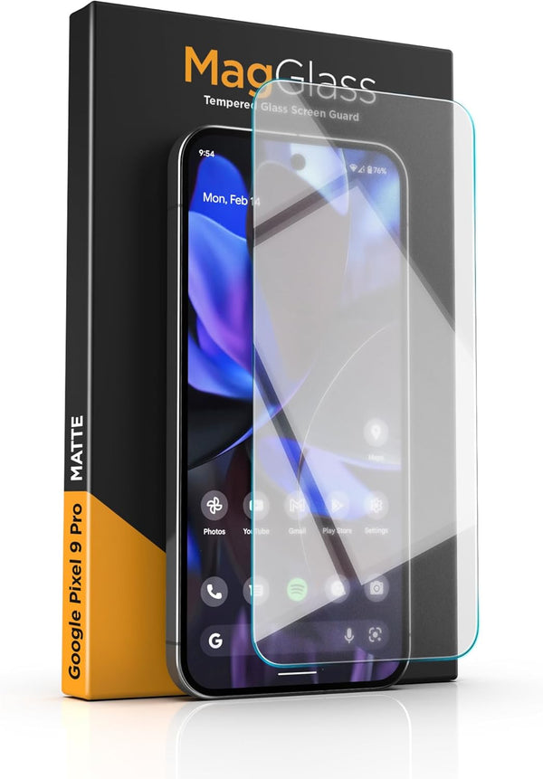 magglass Matte Screen Protector for Google Pixel 9/9 Pro (6.3") with Alignment Applicator