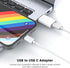 MOSWAG USB to USB C Adapter, USB C Female to USB Male for Apple MagSafe Watch, iPhone, iPad, Galaxy Note