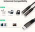 USB C Microphone Adapter, USB C to 3.5mm Combo 3.5mm Hi Fi Audio & Mic Jack Splitter Compatible with iPhone 15 Pro Max/15 Pro/15 Plus,iPad Pro/Air, MacBook, Pixel 7 6 Pro, Galaxy S23 S22 Note 20 Ultra