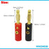 12Pcs/6pair 4mm Stackable Banana Plugs, Gold Plated Connectors for Speaker Wire