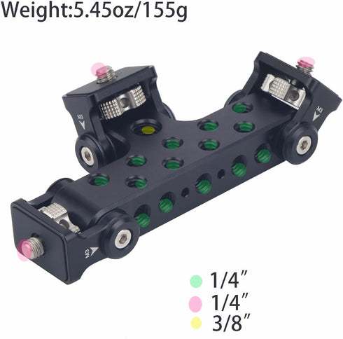 Rigdance 180-degree Triple Phone Holder Tripod Mount Adaptor | Tilt Head | Vlogging Live Streaming Tool for Camera