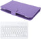 V BESTLIFE 7 Inch Universal Wireless Keyboard for Bluetooth 3.0 with PU Leather Case for Phones, Purple