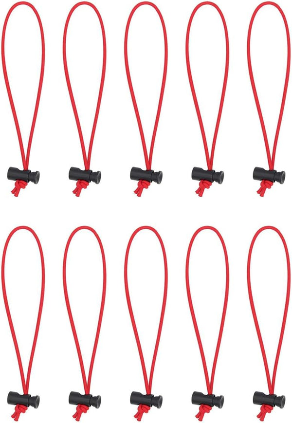 Foto&Tech Multipurpose Extra Thick Elastic Cable Tie - Adjustable Cable Strap Toggle Tie for Cable Management