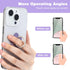 Ouligay 5PCS 360 180Angle Flower Phone Ring Holder Grip Cute Metal Phone Ring Stand Rotating and Adjustable Ring Holder