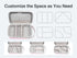 Luxtude Electronic Organizer Travel Case, Portable Tech Bag for Apple Accessories/Magic Mouse/SD/Cash/Card/Pen