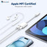 USB C Splitter 1 in 2 Out, Dual USB C Headphone and 60W Charger Adapter, Type C Audio Adapter for iPhone and Samsung