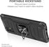 Military Grade Case for Samsung Galaxy A51, Built-in Kickstand Heavy Duty Shockproof Cover (Black)