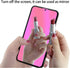 2 Pack Anti-Blue Mirror Privacy Tempered Glass for Samsung Galaxy S23/S22, 6.1" Anti-Spy Screen Protector, Finger